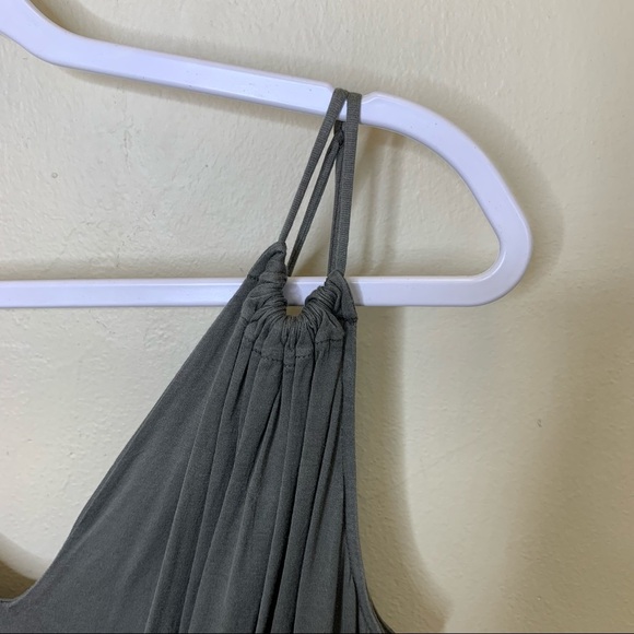 Tomas Maier Cotton V-Neck Tank Dress with Pockets - Picture 2 of 9